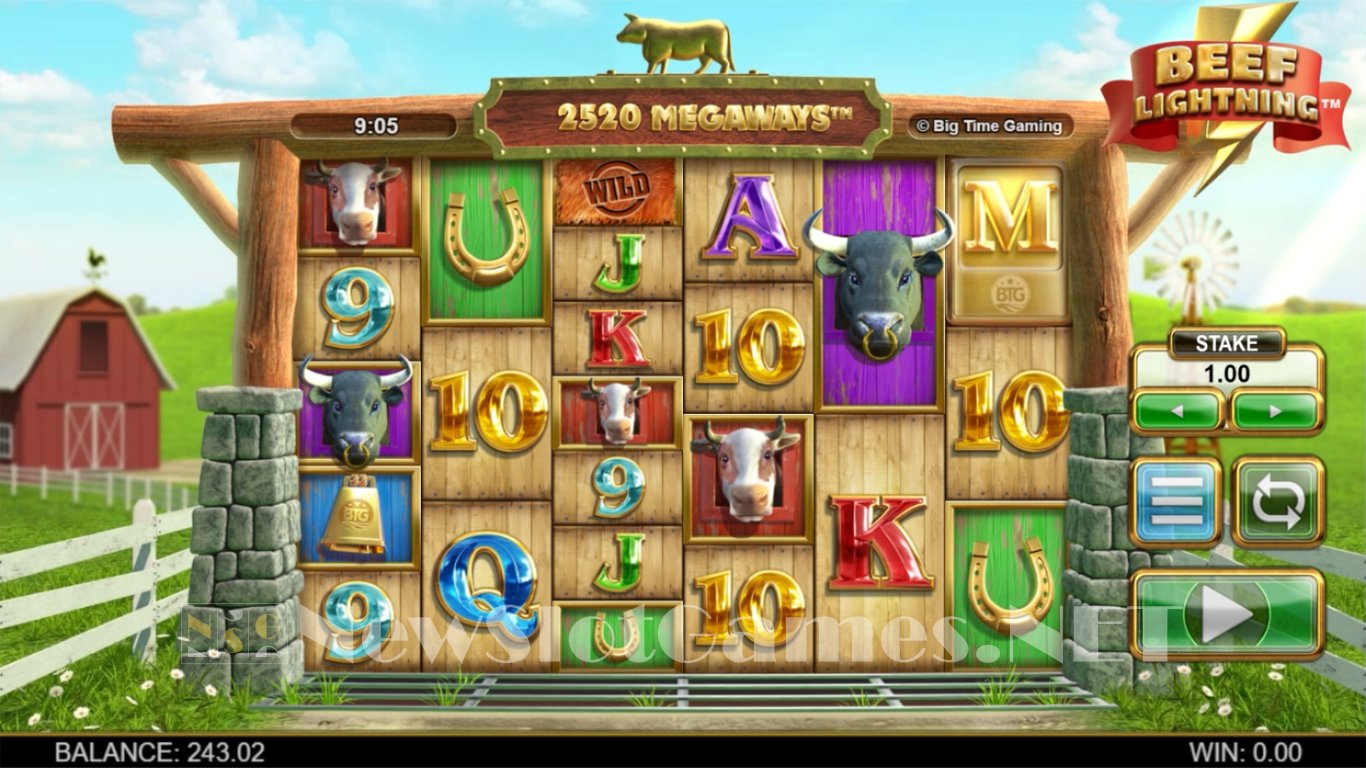 Beef Lightning Megaways Slot Demo Image