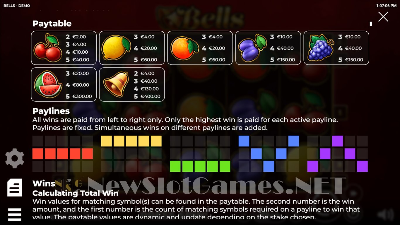Bells Slot Slot Image in Demo - pic. 3