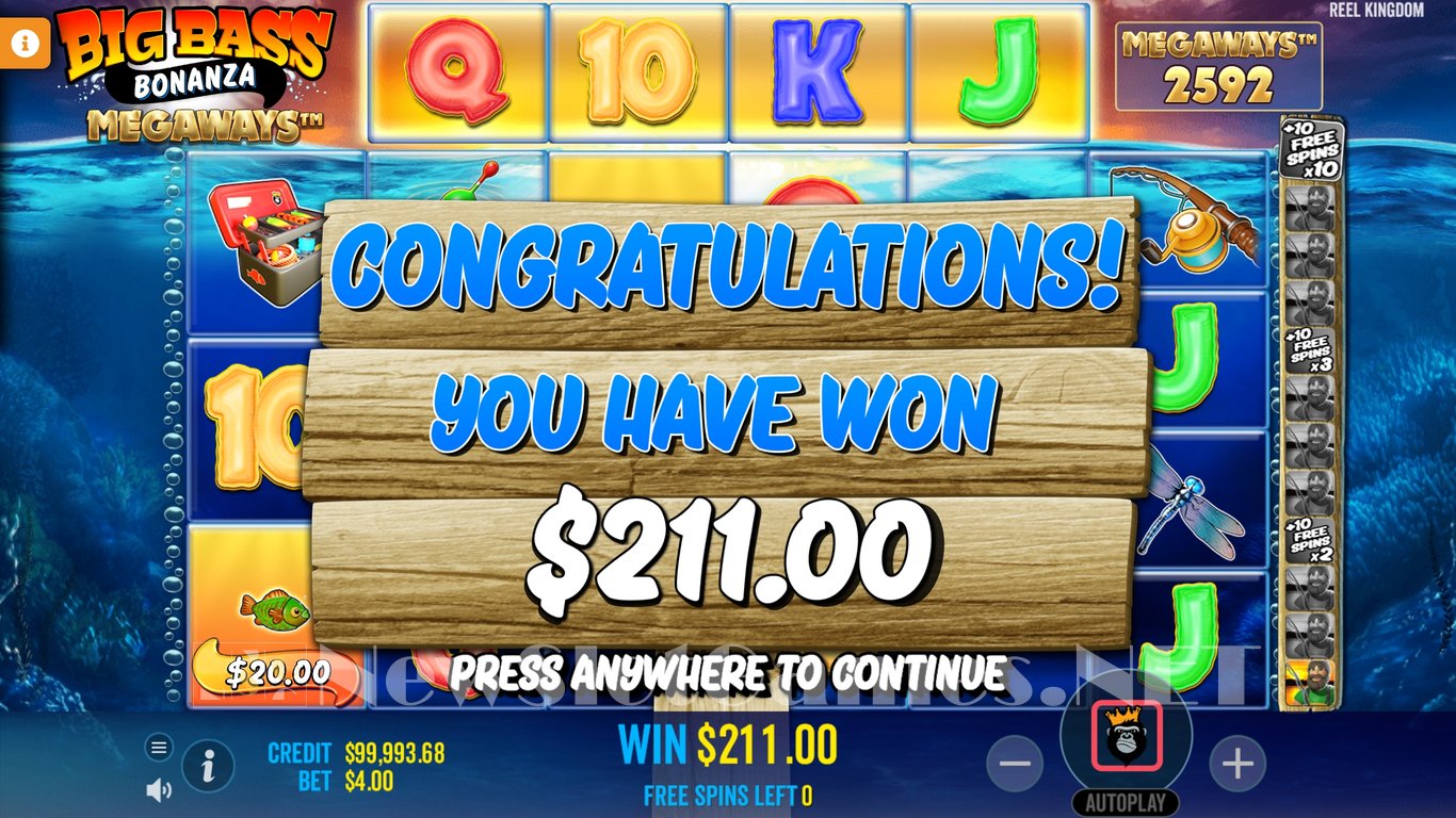 Big Bass Bonanza Megaways Slot Slot Image in Demo - pic. 11