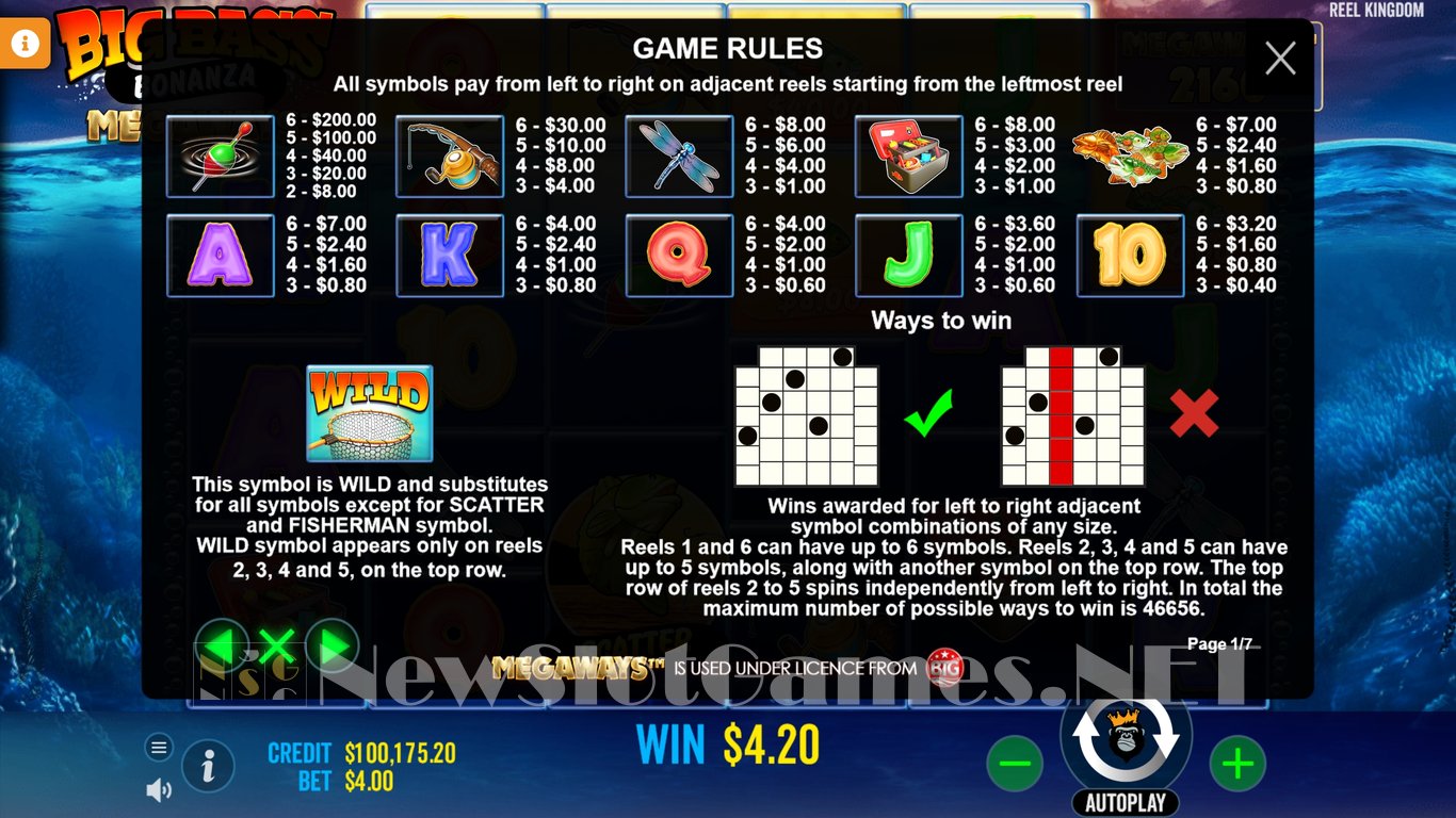 Big Bass Bonanza Megaways Slot Slot Image in Demo - pic. 13