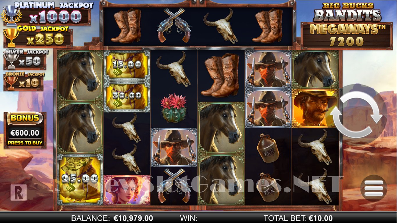 Big Bucks Bandits Megaways Slot Slot Image in Demo - pic. 2
