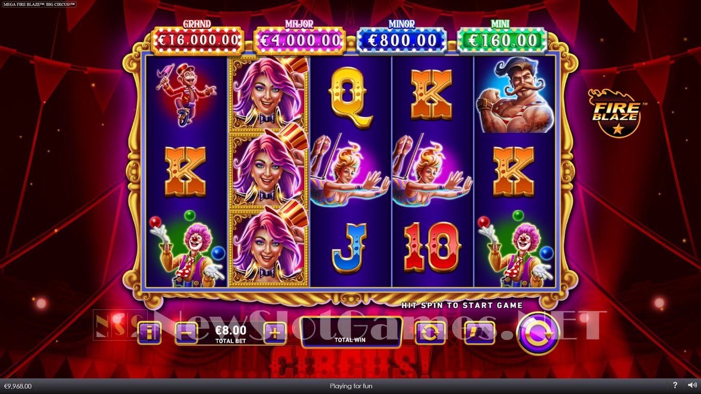 Mega Fire Blaze Big Circus Slot Slot Image in Demo - pic. 7