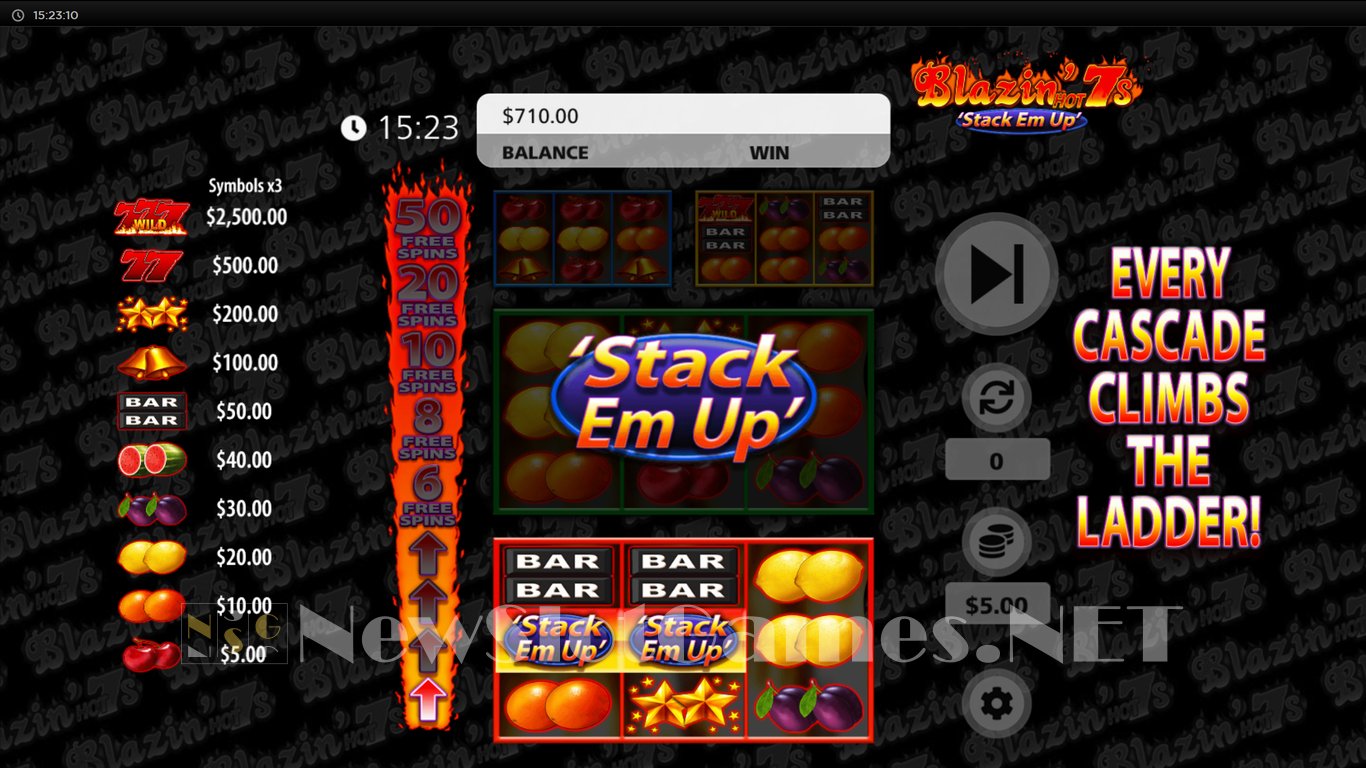 Blazin Hot 7s Stack Em Up Slot Slot Image in Demo - pic. 2