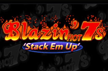 Blazin Hot 7s Stack Em Up Slot Logo