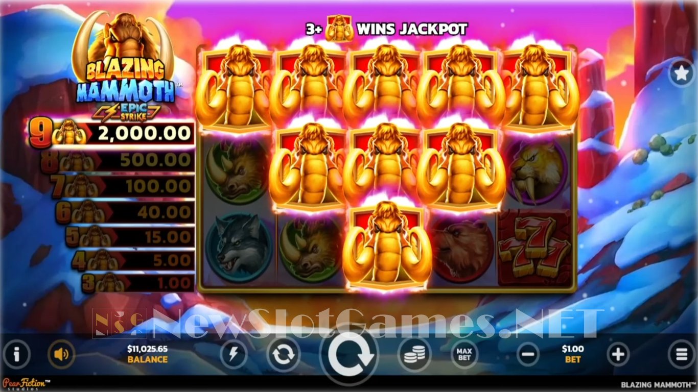 Blazing Mammoth Slot Slot Image in Demo - pic. 2