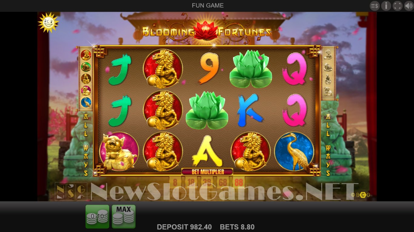 Blooming Fortunes Slot Demo Image