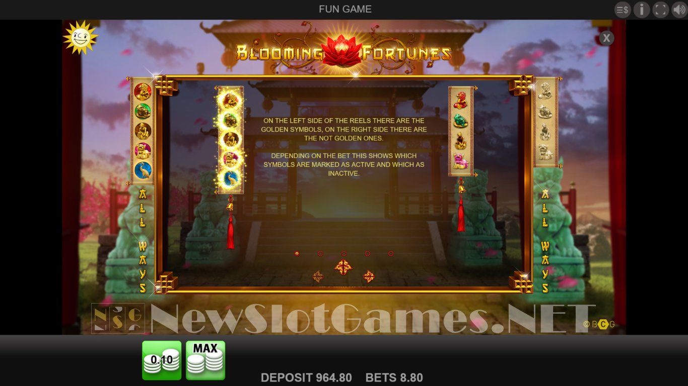 Blooming Fortunes Slot Slot Image in Demo - pic. 3