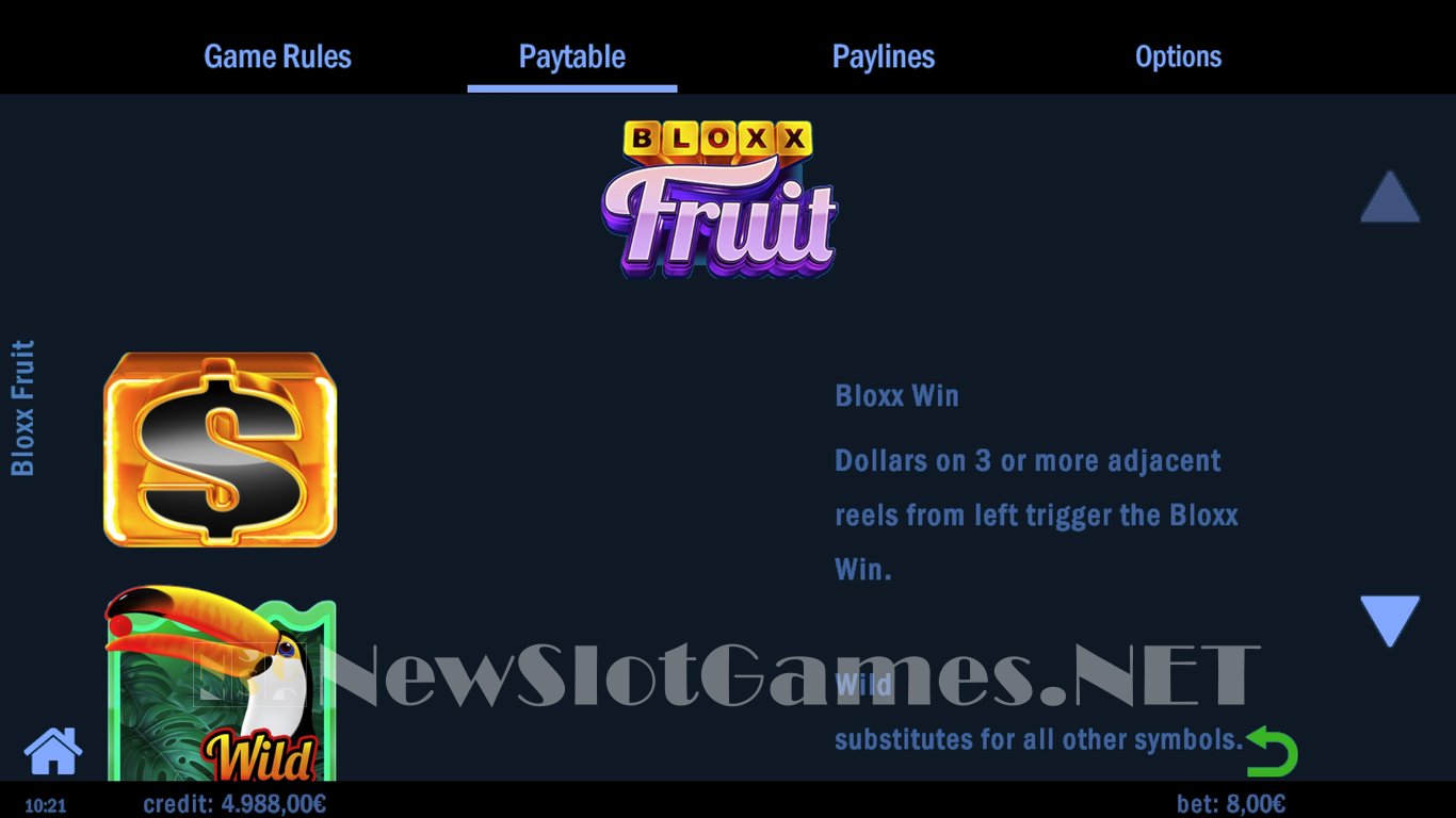 Bloxx Fruit Slot Slot Image in Demo - pic. 4
