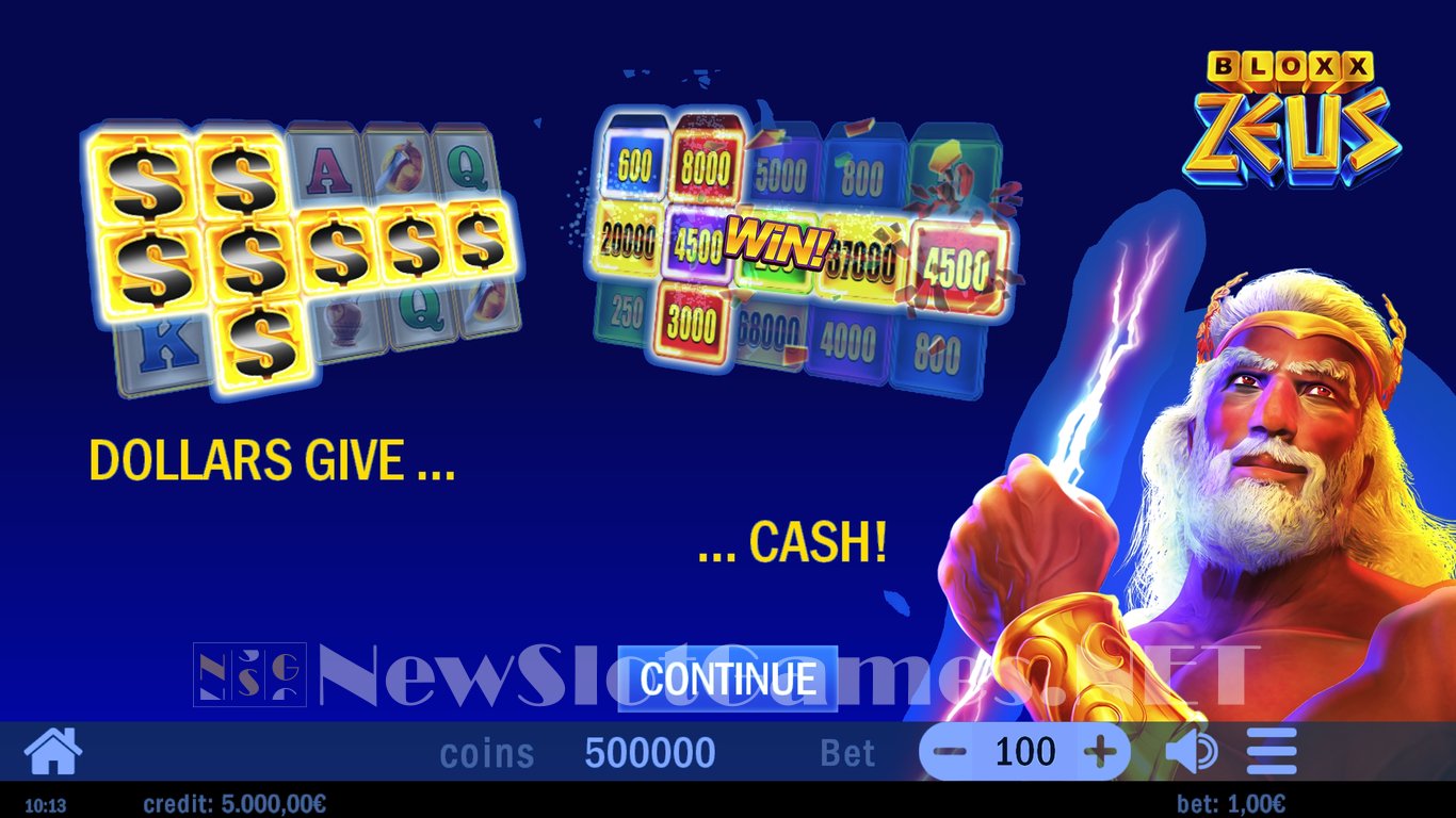 Bloxx Zeus Slot Demo Image