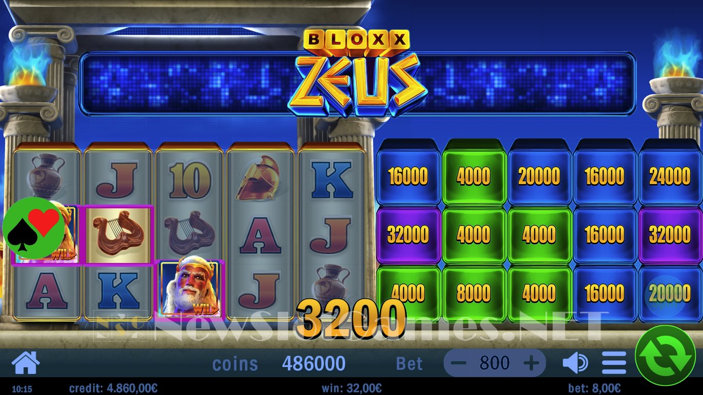 Bloxx Zeus Slot Slot Image in Demo - pic. 12