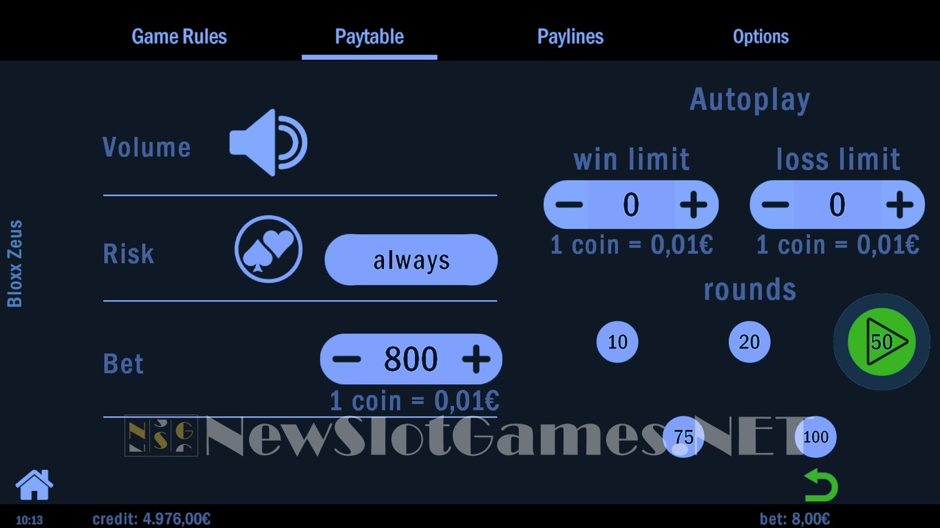 Bloxx Zeus Slot Slot Image in Demo - pic. 4