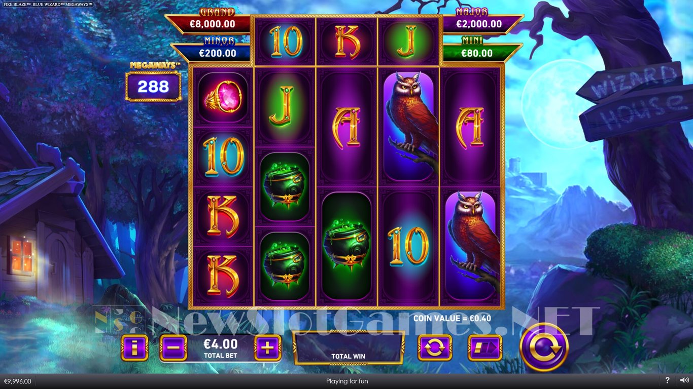 Blue Wizard Megaways Slot Slot Image in Demo - pic. 2