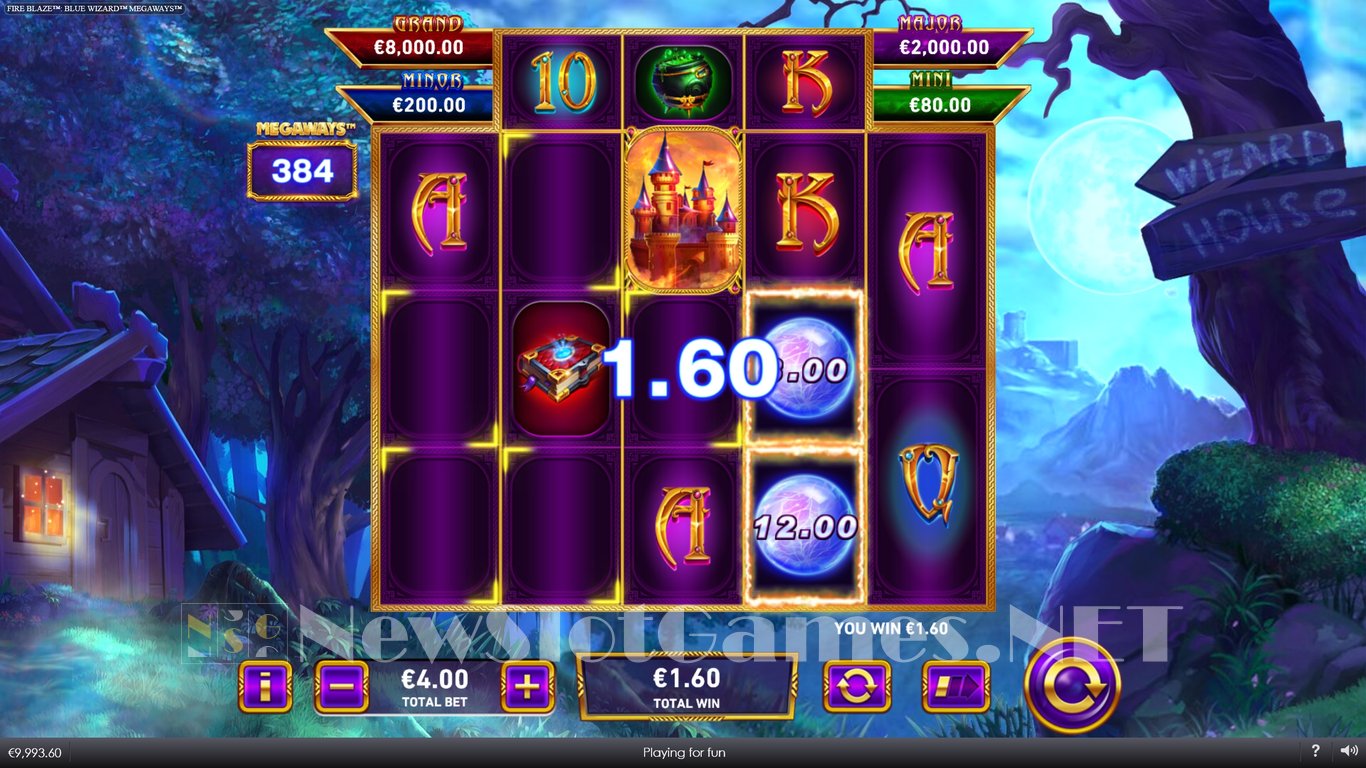 Blue Wizard Megaways Slot Slot Image in Demo - pic. 3