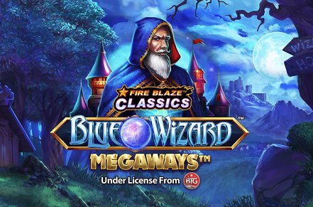 Blue Wizard Megaways Slot Logo