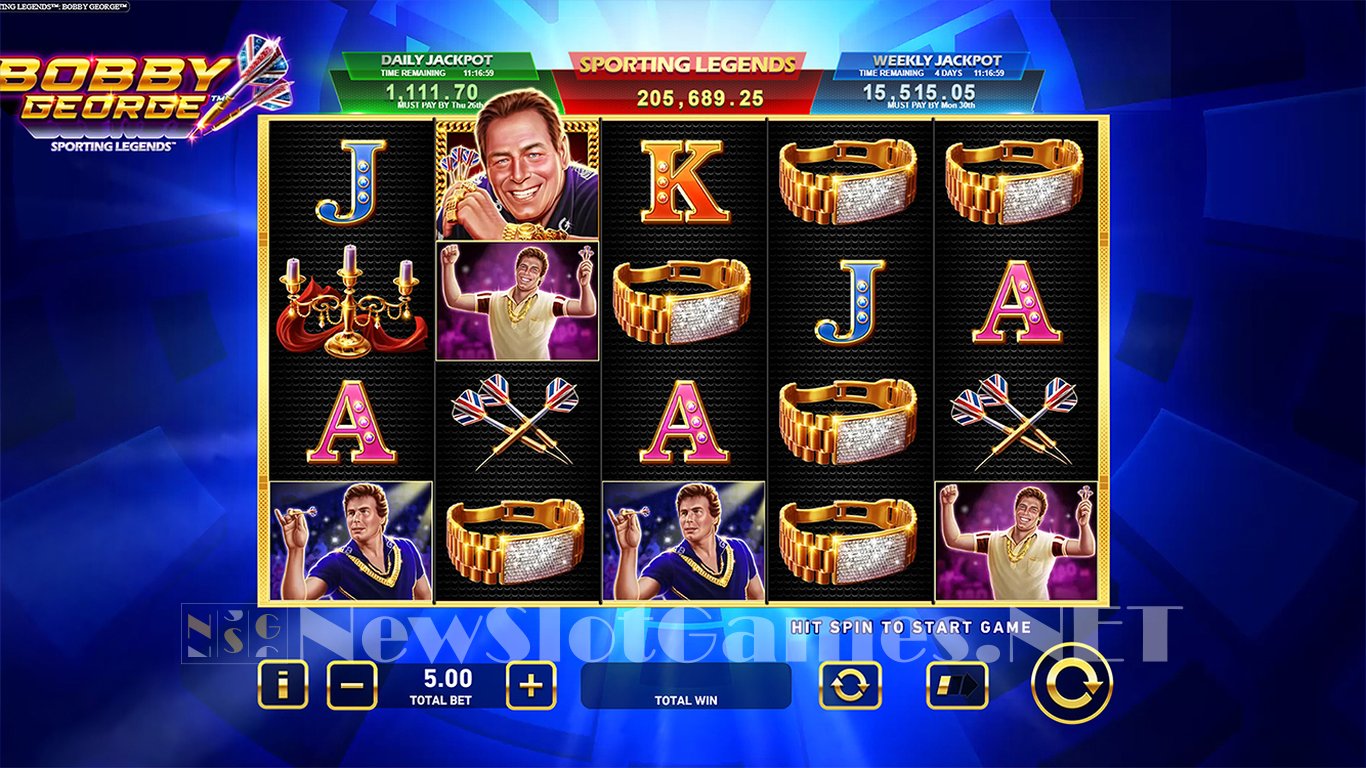 Bobby George Sporting Legends Slot Demo Image