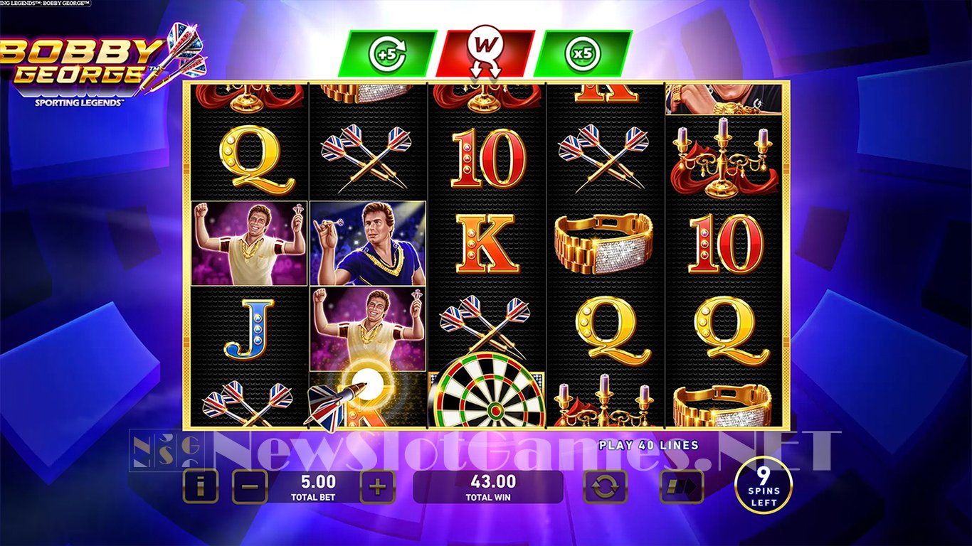 Bobby George Sporting Legends Slot Slot Image in Demo - pic. 2