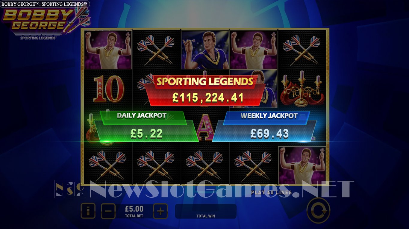 Bobby George Sporting Legends Slot Slot Image in Demo - pic. 3