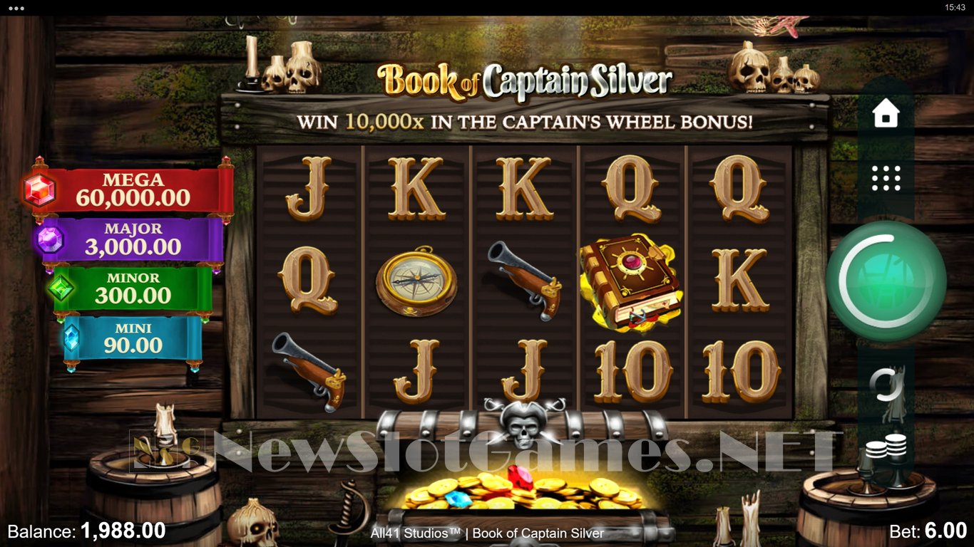 Book of Captain Silver Slot Slot Image in Demo - pic. 2