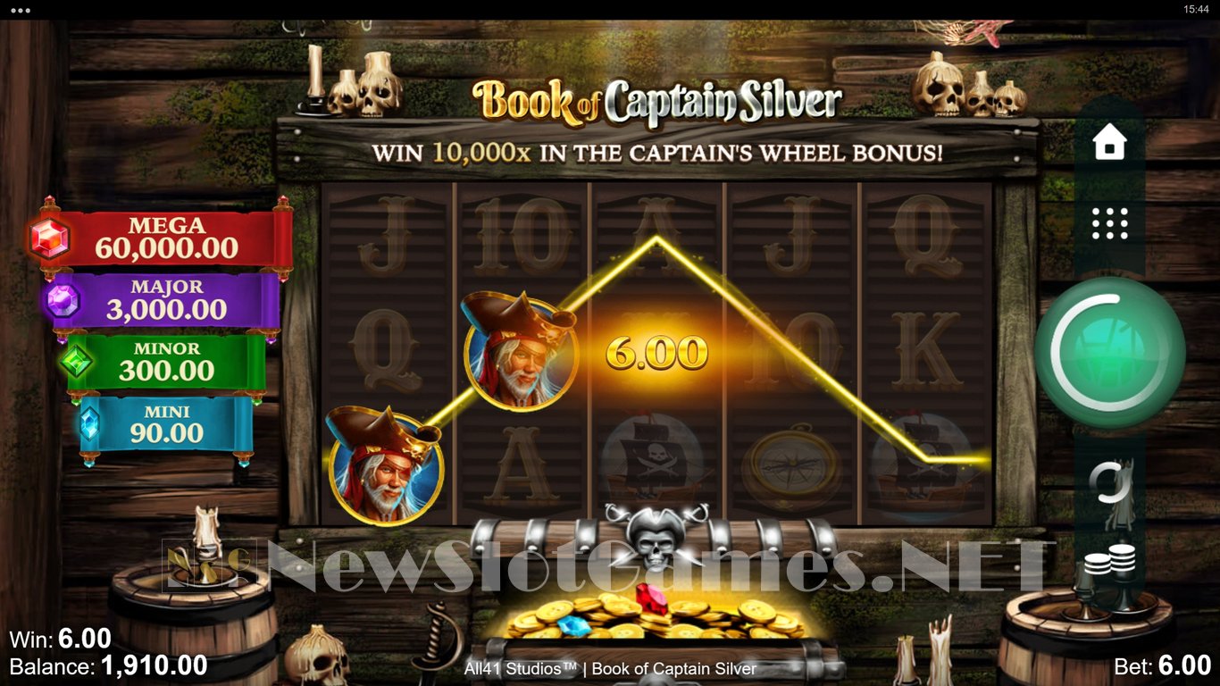 Book of Captain Silver Slot Slot Image in Demo - pic. 7