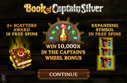 Book of Captain Silver Slot Icon