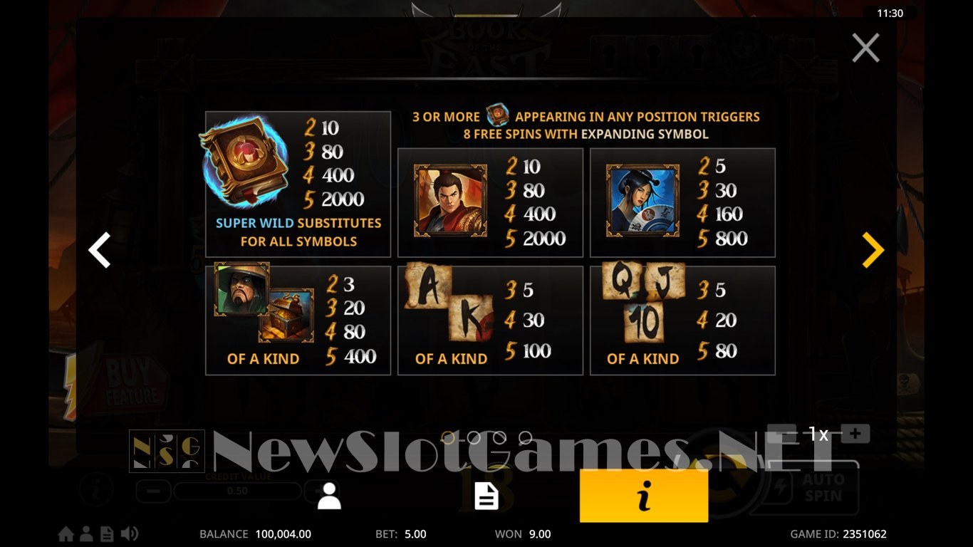 Book Of The East Slot Slot Image in Demo - pic. 4