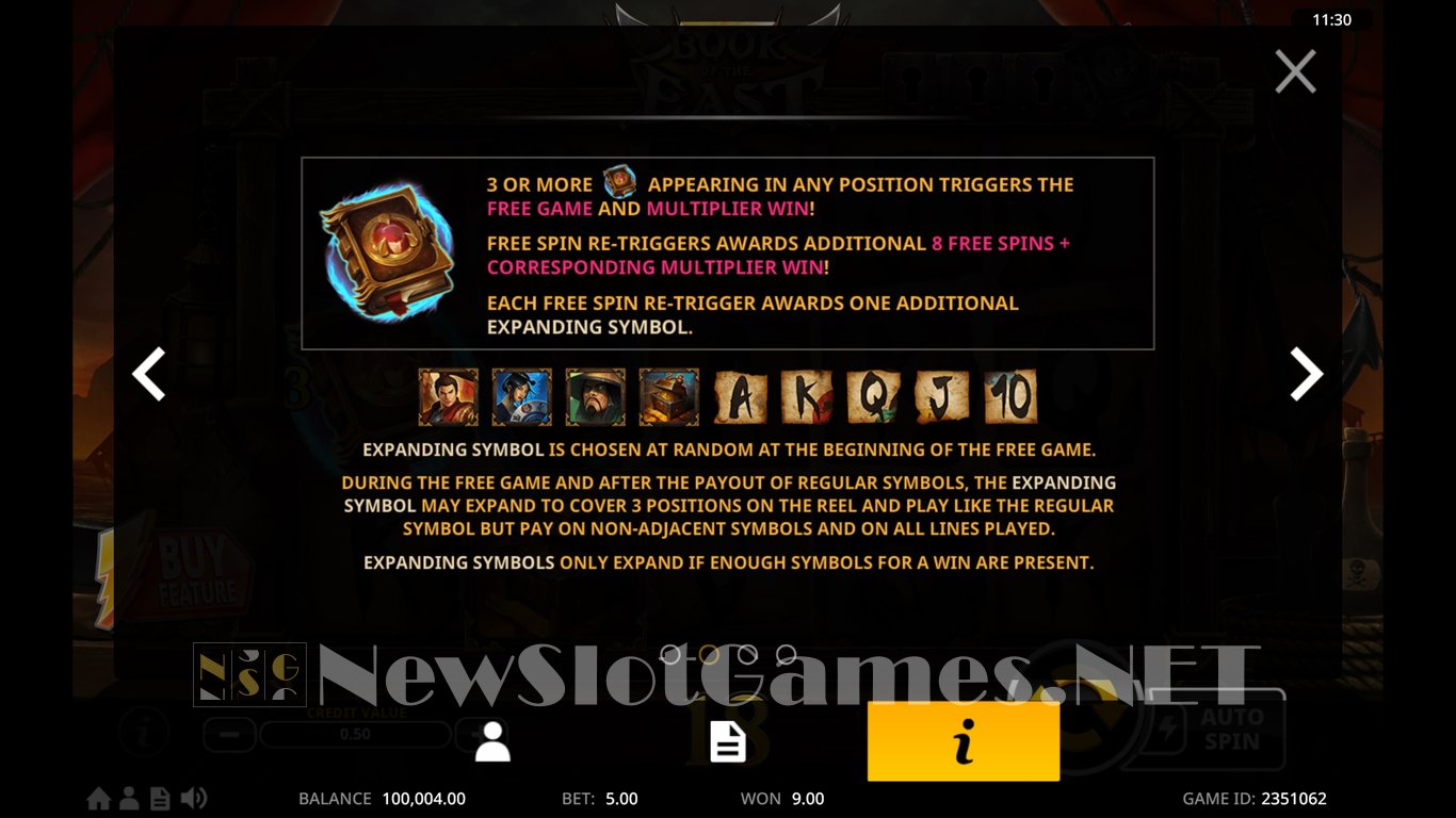 Book Of The East Slot Slot Image in Demo - pic. 5