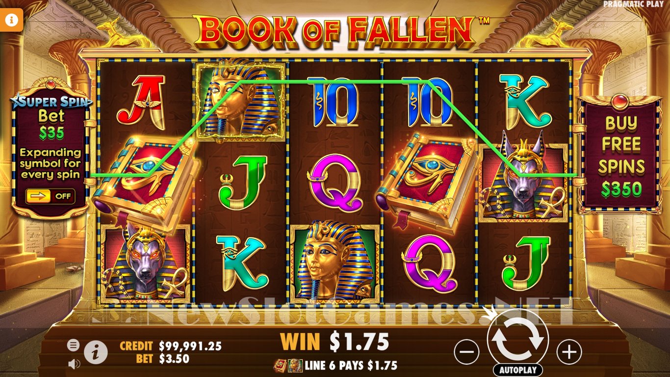 Book of Fallen Slot Slot Image in Demo - pic. 2