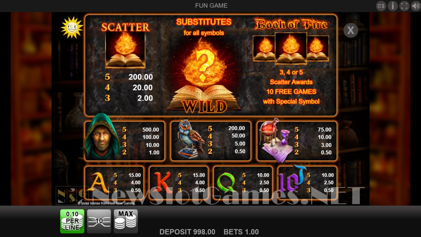 Book of Fire Slot Slot Image in Demo - pic. 3