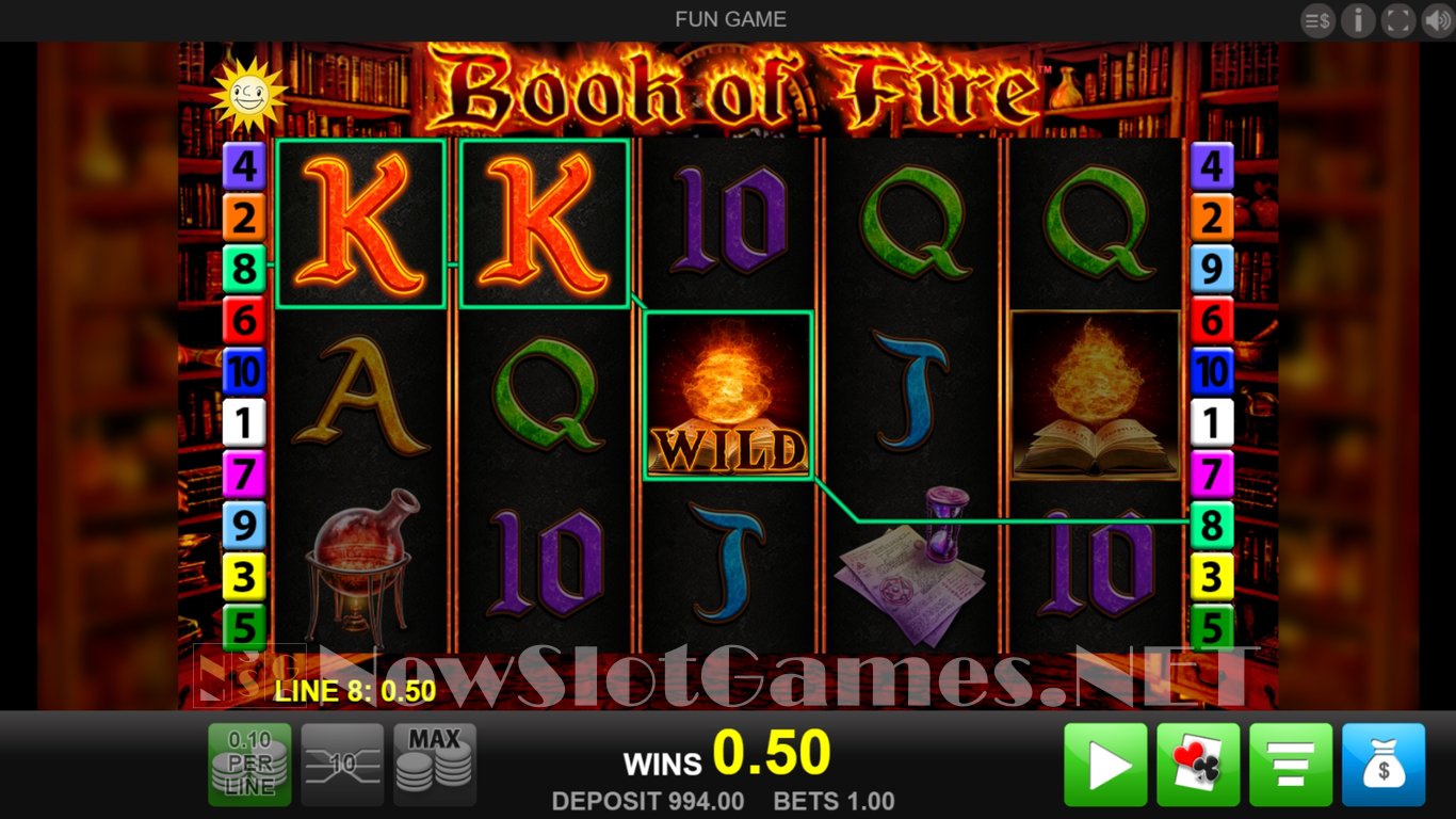 Book of Fire Slot Slot Image in Demo - pic. 8