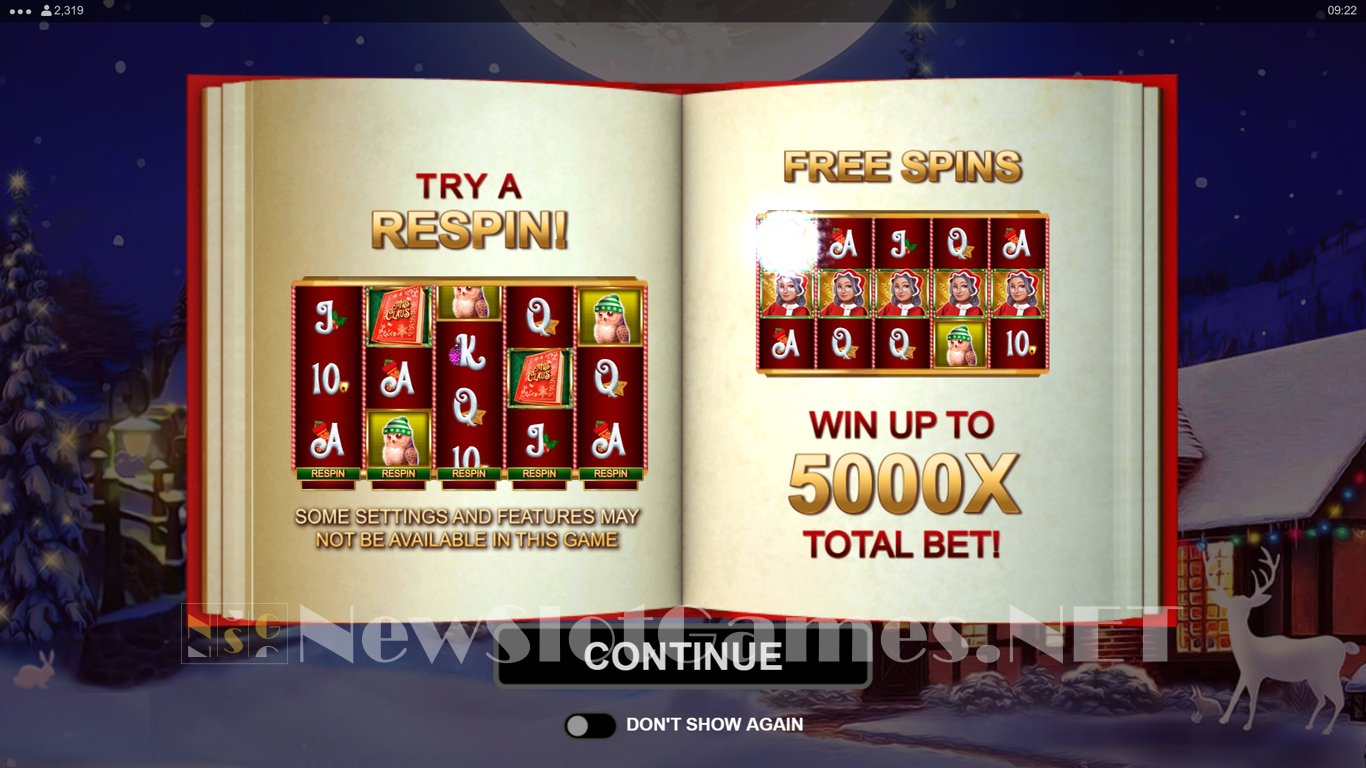 Book of Mrs Claus Slot Demo Image