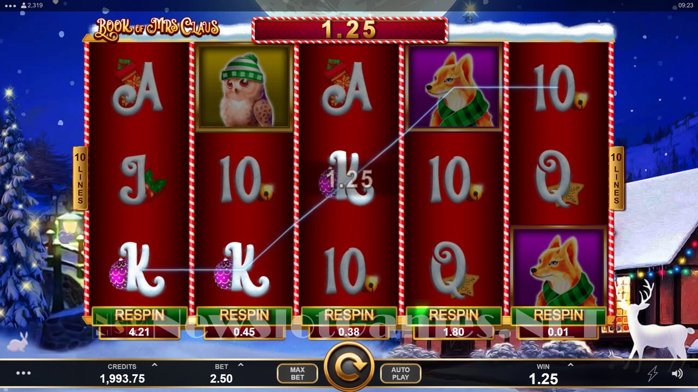 Book of Mrs Claus Slot Slot Image in Demo - pic. 3