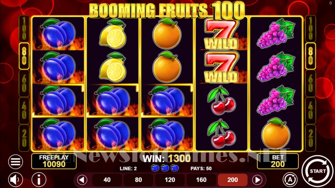 Booming Fruits 100 Slot Slot Image in Demo - pic. 2