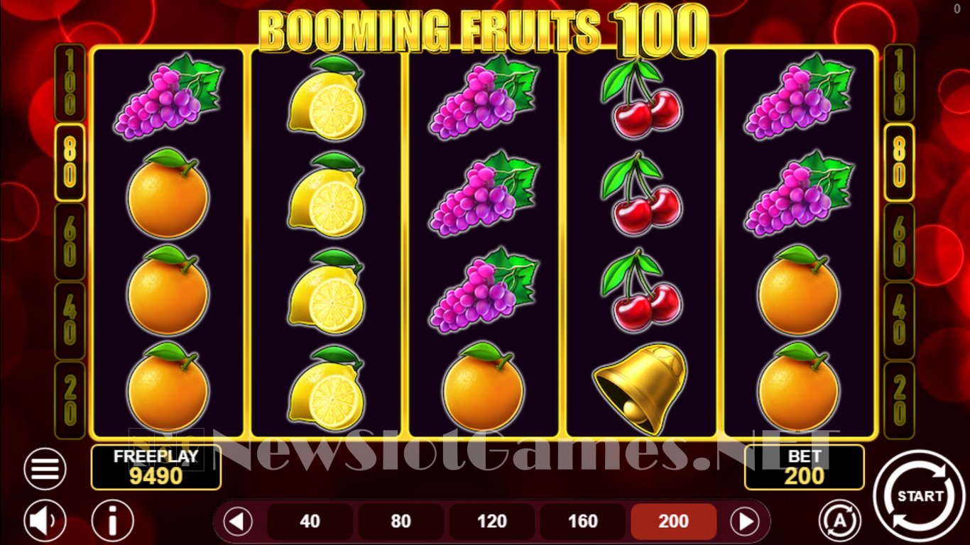 Booming Fruits 100 Slot Slot Image in Demo - pic. 3