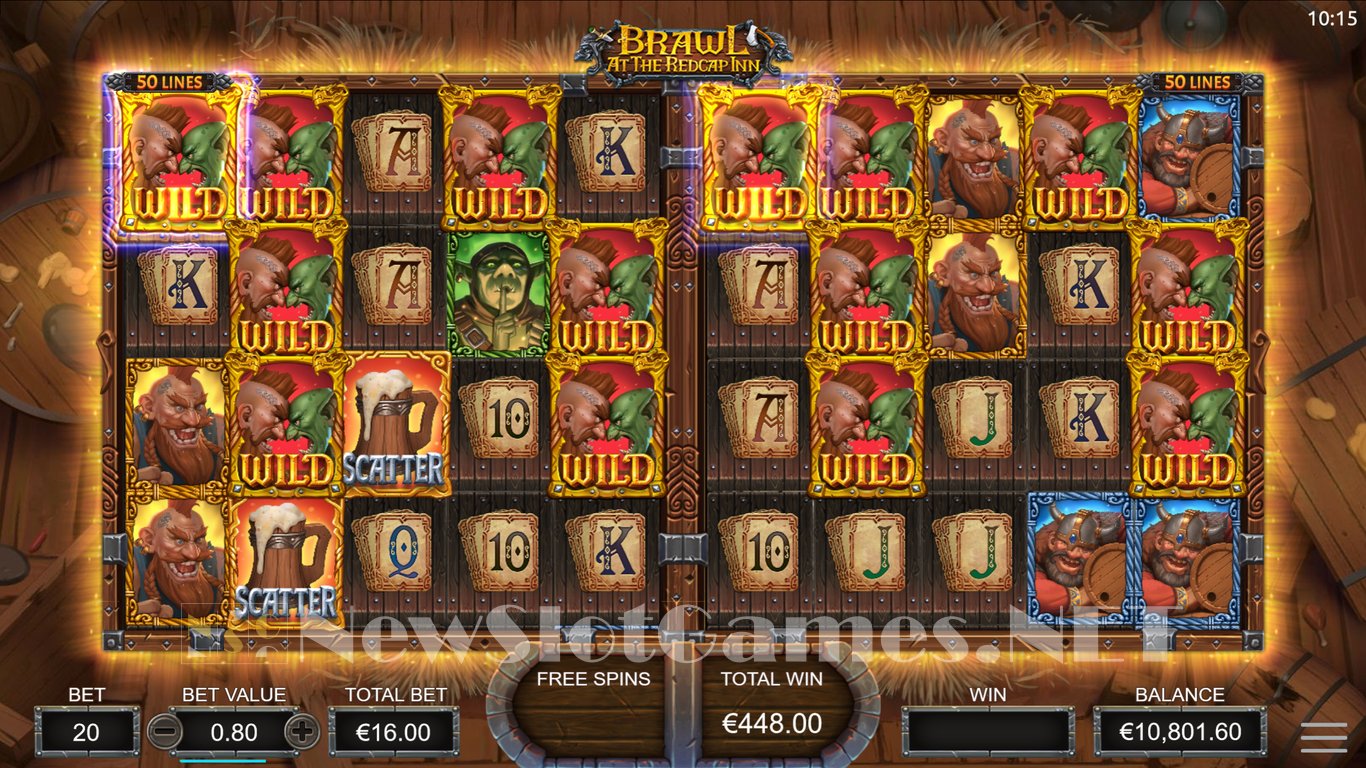 Brawl at the Redcap Inn Slot Demo Image