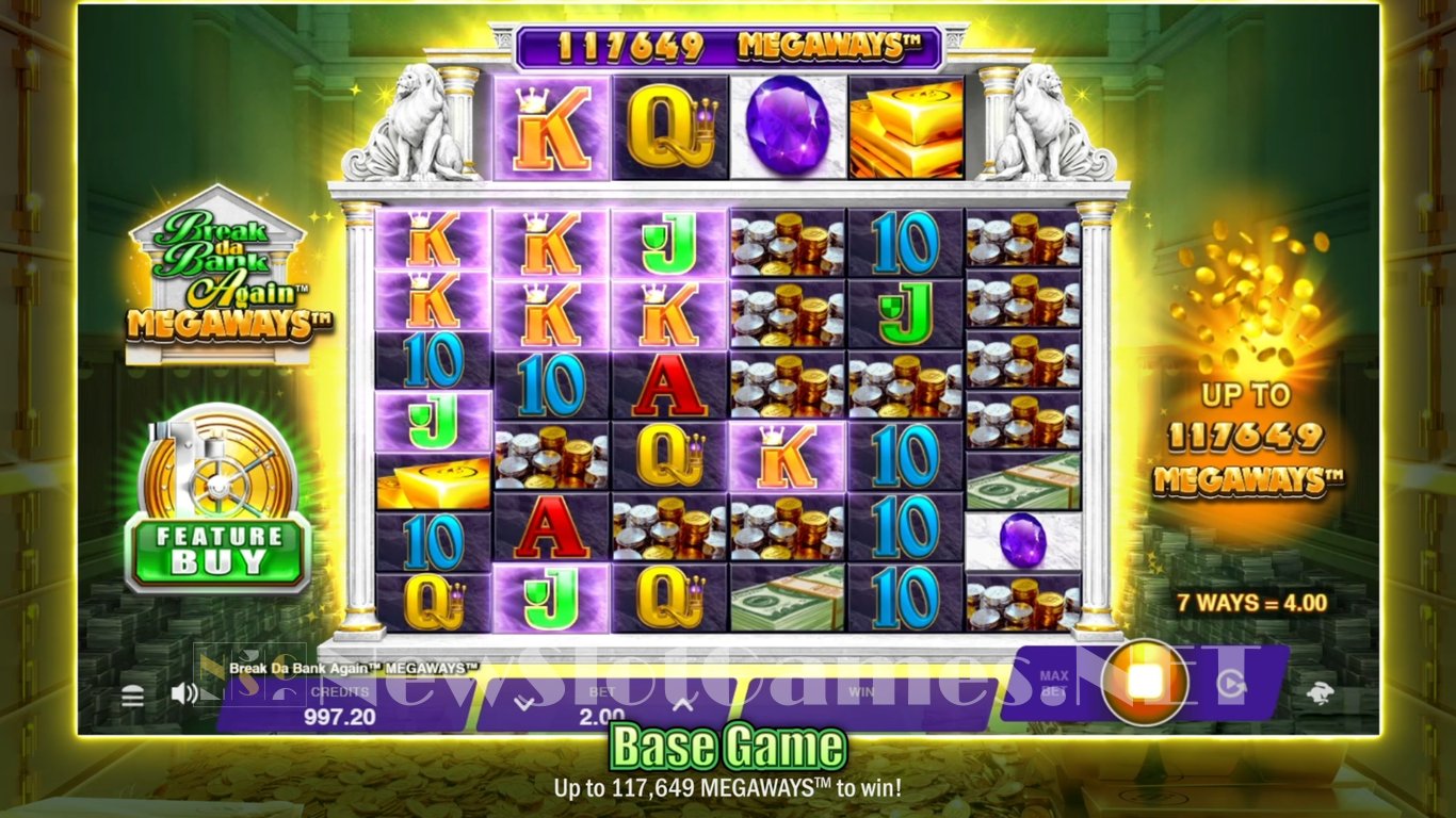 Break Da Bank Again Megaways Slot Demo Image