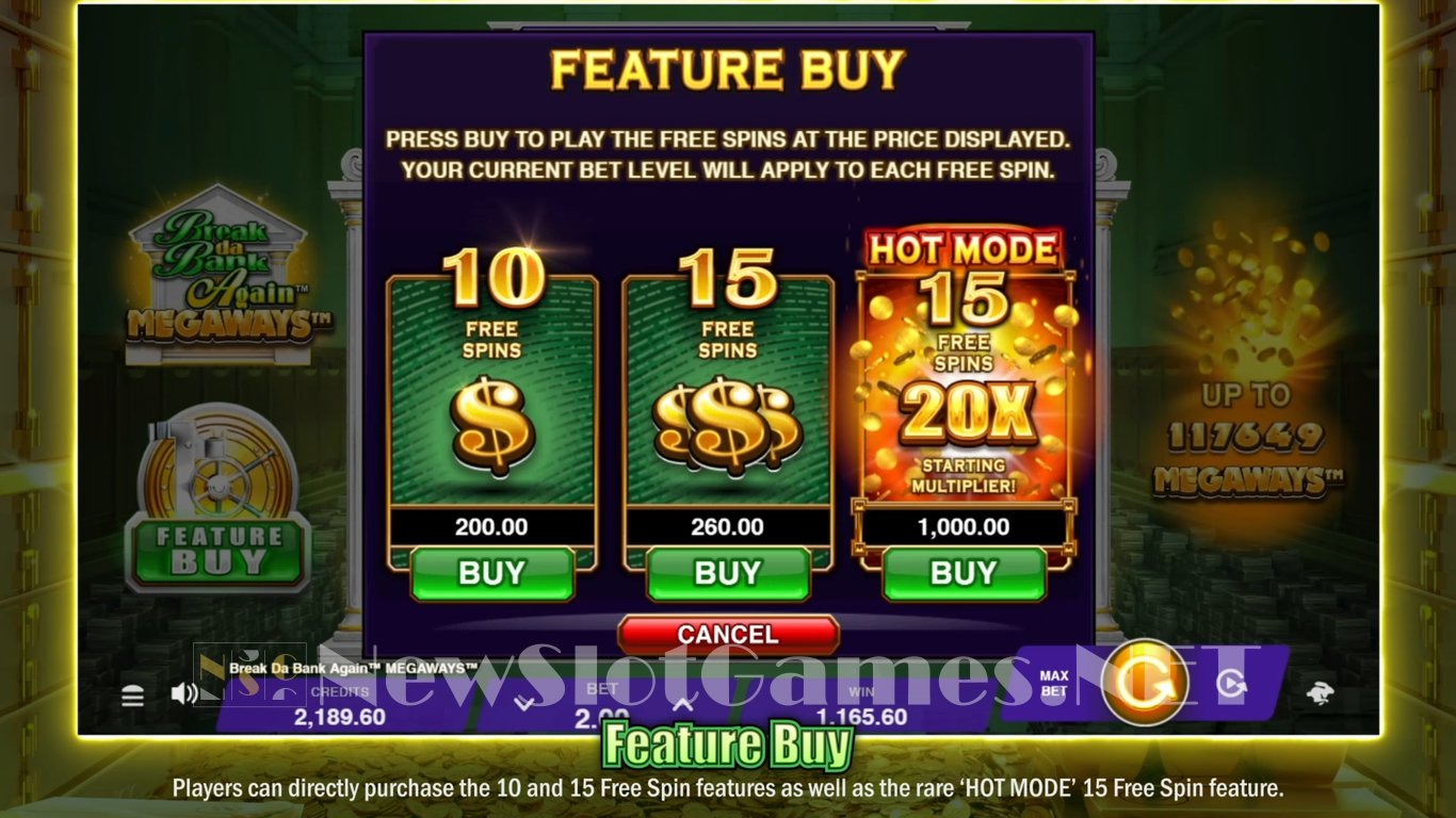 Break Da Bank Again Megaways Slot Slot Image in Demo - pic. 5