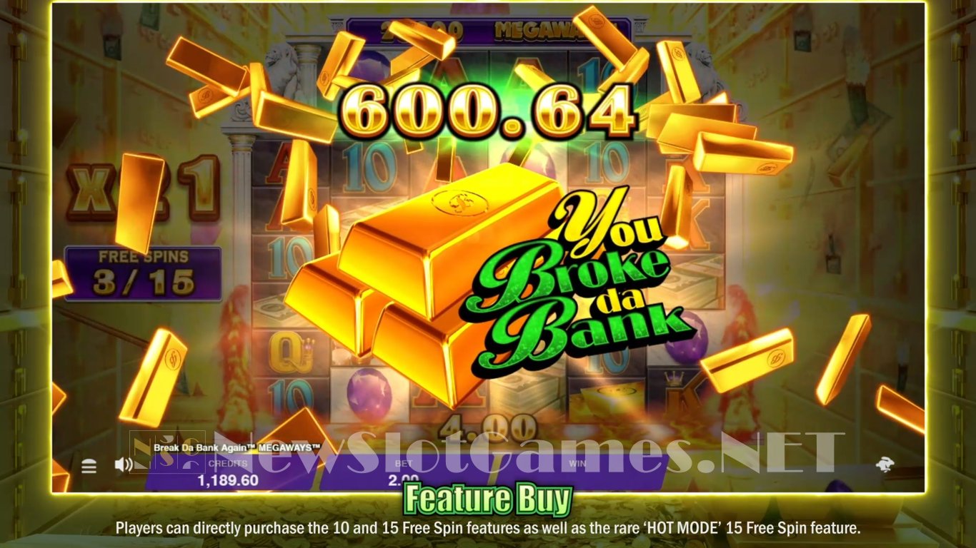 Break Da Bank Again Megaways Slot Slot Image in Demo - pic. 6