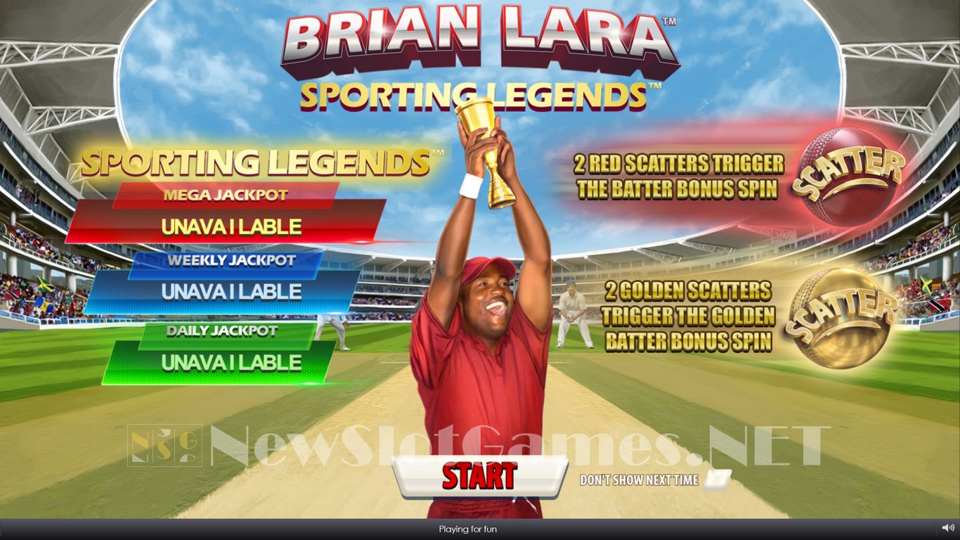 Brian Lara Slot Demo Image