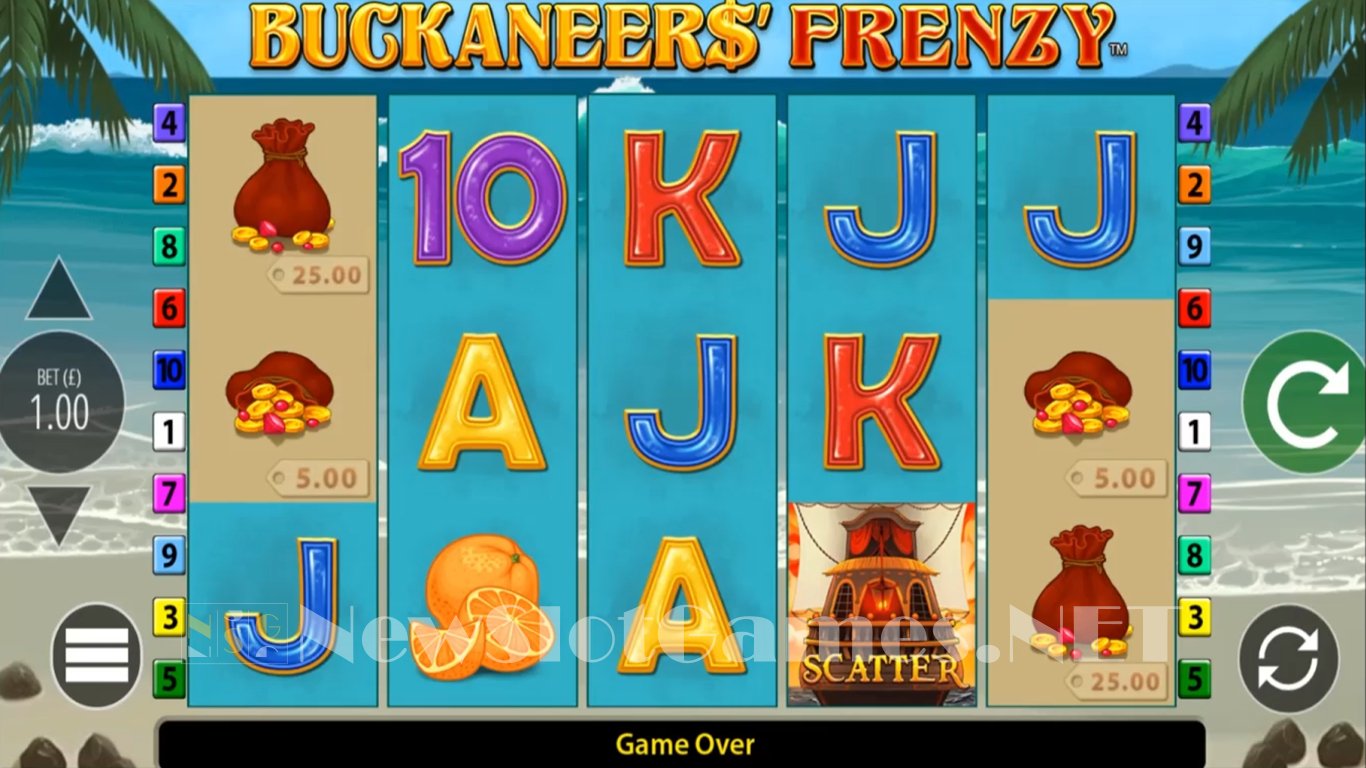 Buckaneers Frenzy Slot Slot Image in Demo - pic. 2