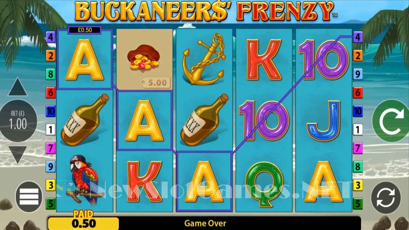 Buckaneers Frenzy Slot Slot Image in Demo - pic. 3