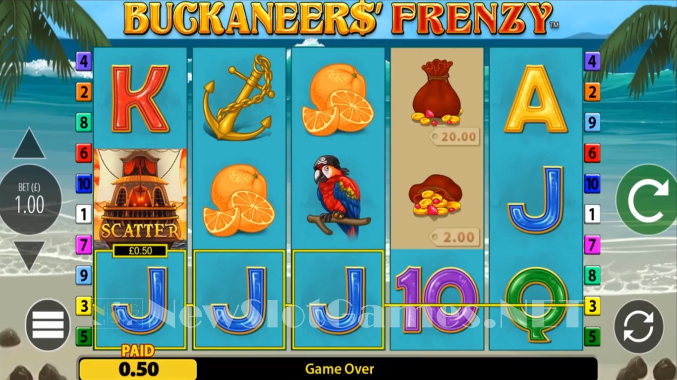 Buckaneers Frenzy Slot Slot Image in Demo - pic. 4