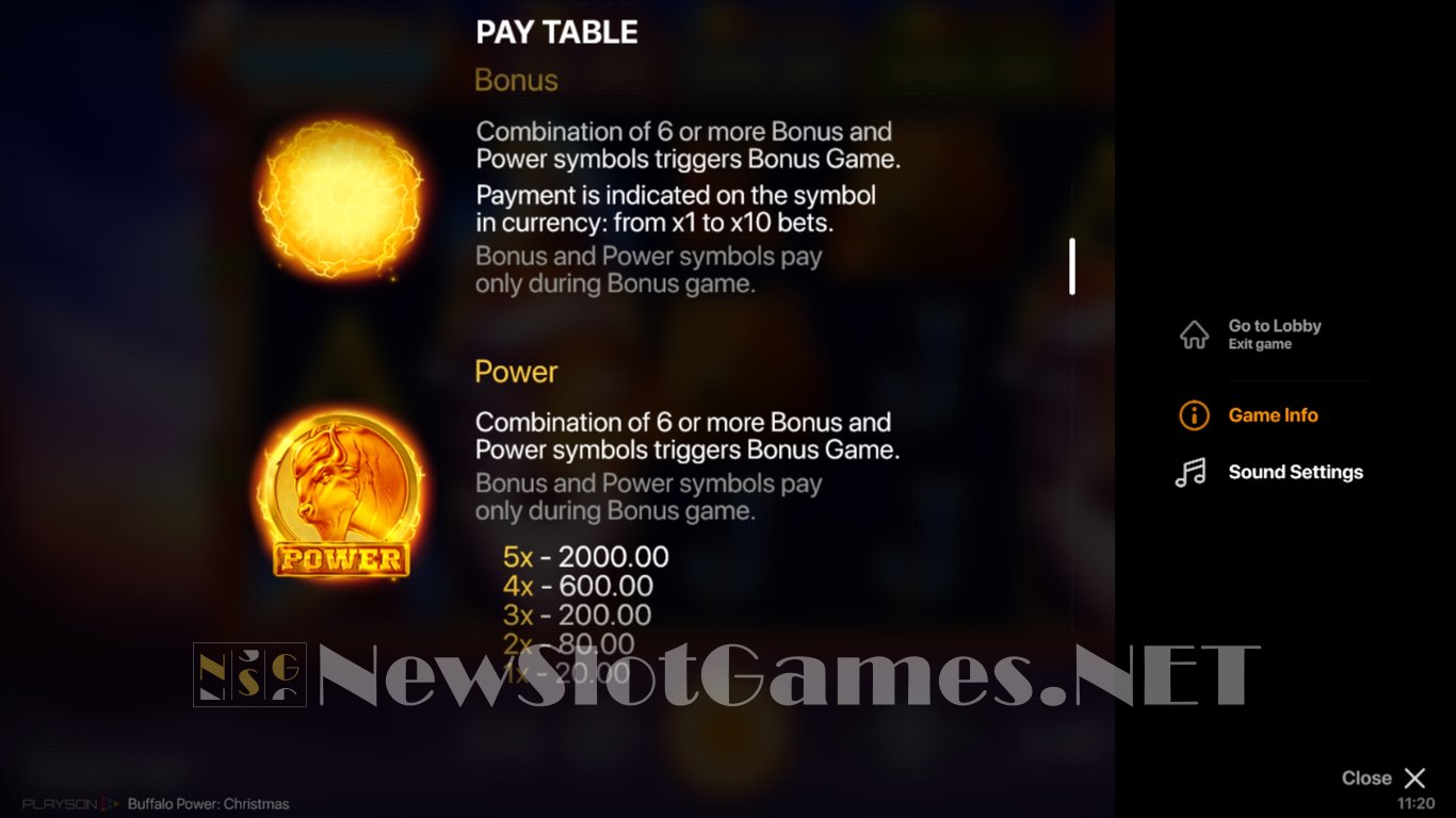Buffalo Power Christmas Slot Slot Image in Demo - pic. 5