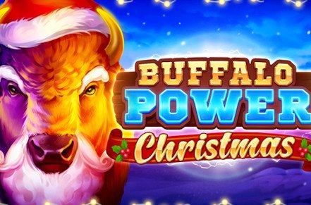 Buffalo Power Christmas Slot Logo