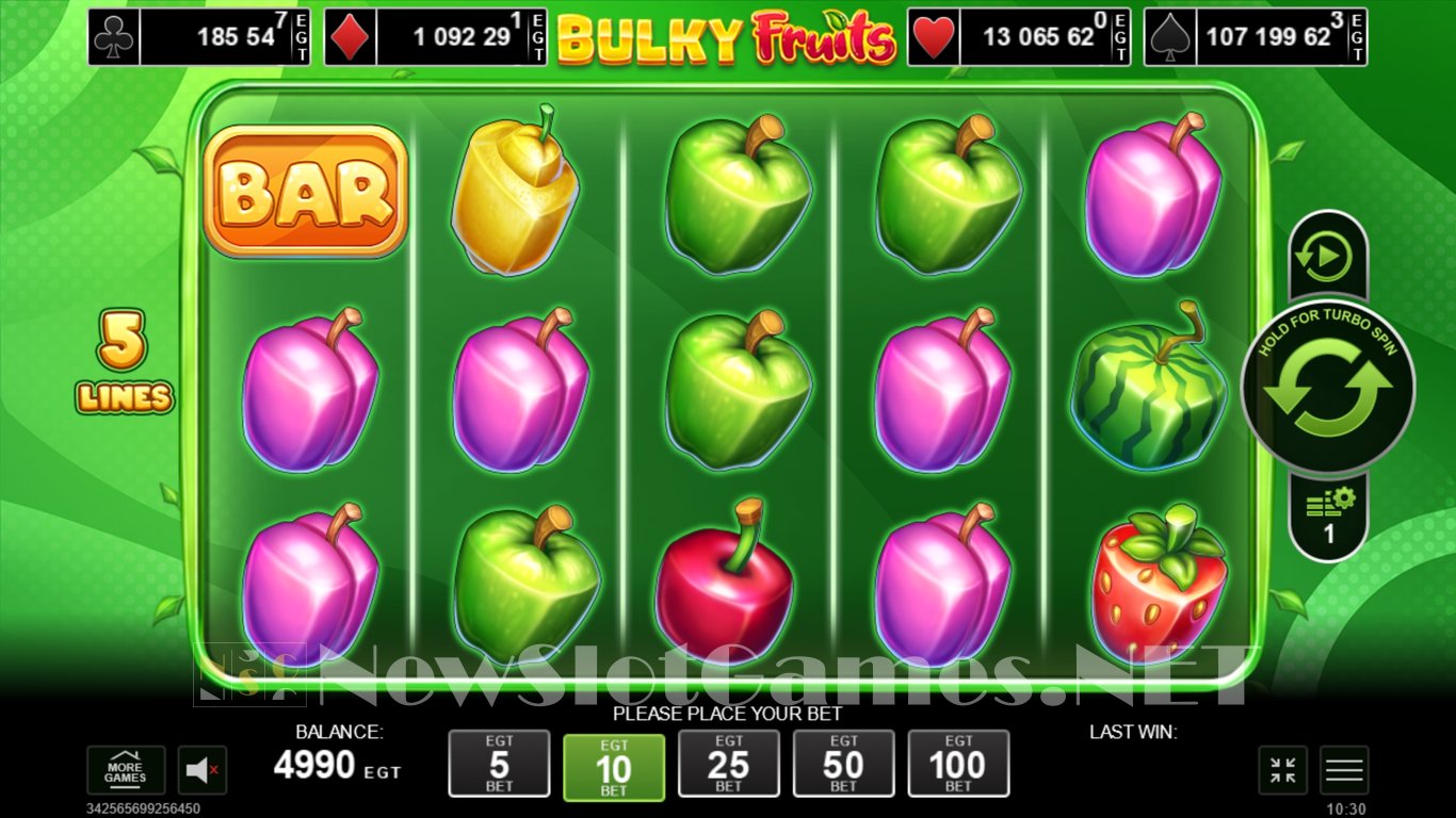 Bulky Fruits Slot Demo Image