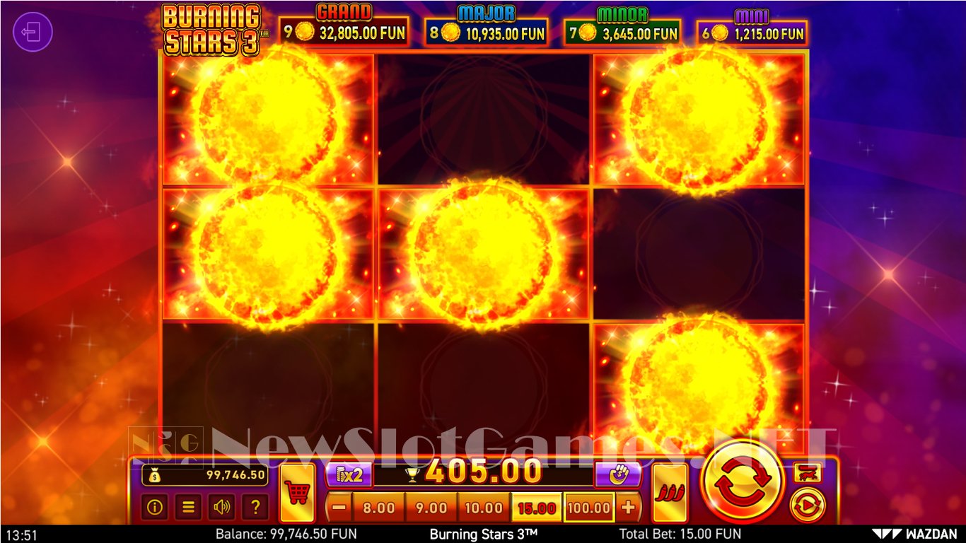 Burning Stars 3 Slot Slot Image in Demo - pic. 3
