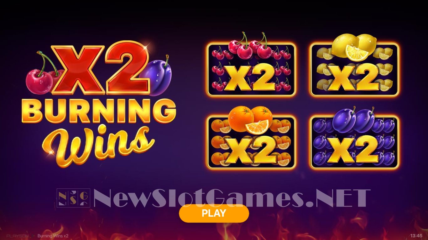 Burning Wins x2 Slot Demo Image