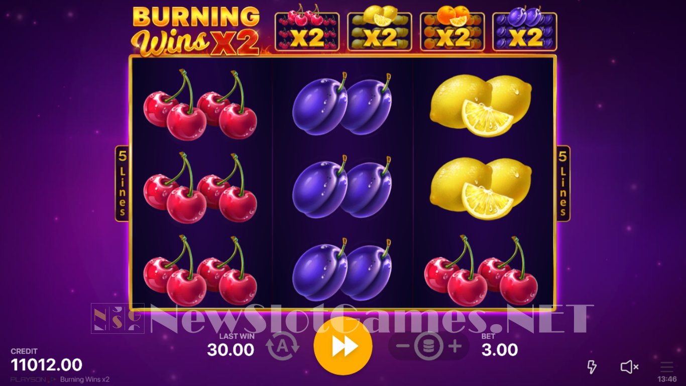 Burning Wins x2 Slot Slot Image in Demo - pic. 7