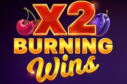 Burning Wins x2 Slot Logo