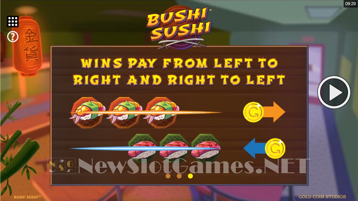 Bushi Sushi Slot Demo Image