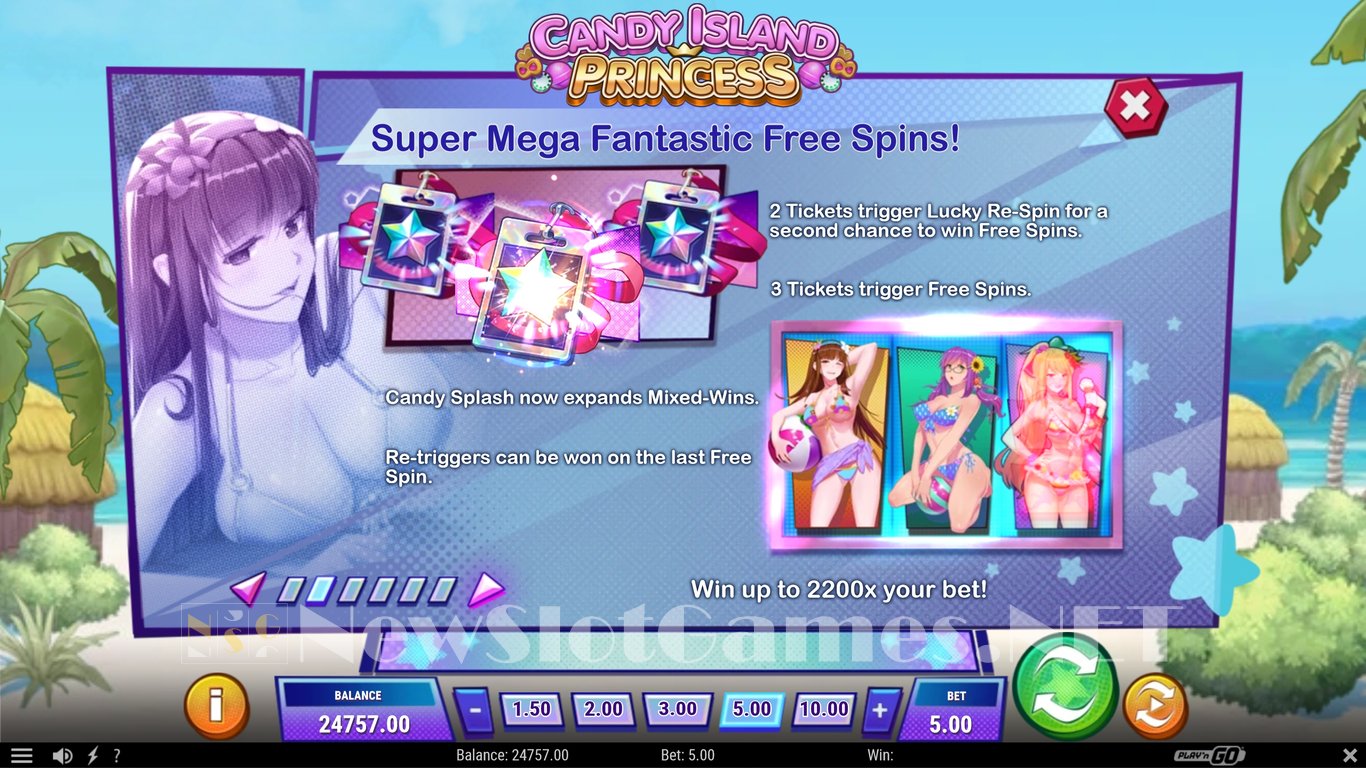 Candy Island Princess Slot Slot Image in Demo - pic. 7
